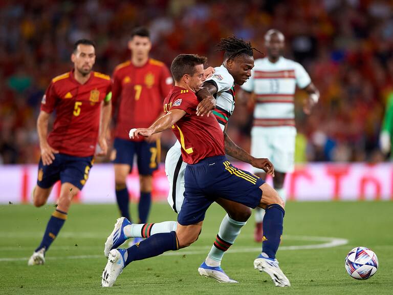 España y Portugal empataron a un gol