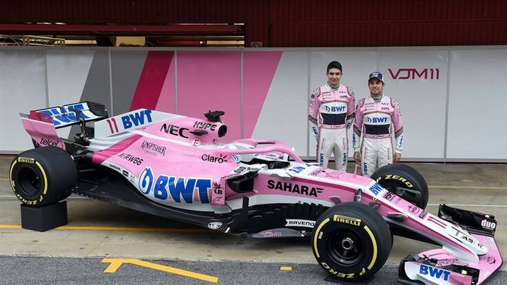 Force India presentó su coche y acuerdo con Pemex