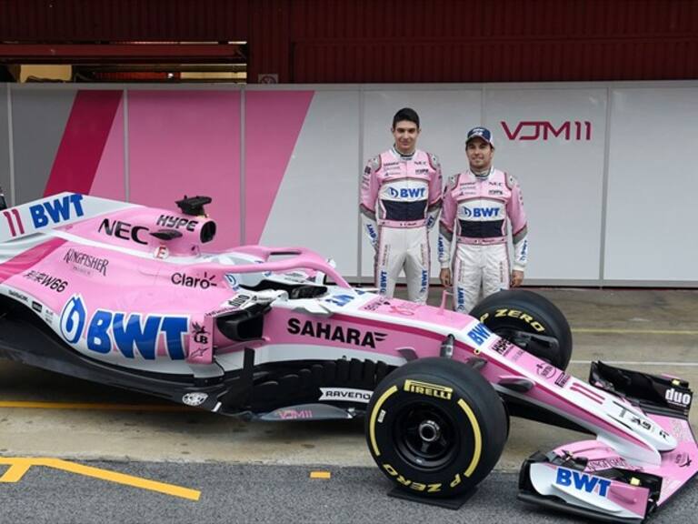 El nuevo auto de Force India . Foto: Getty Images