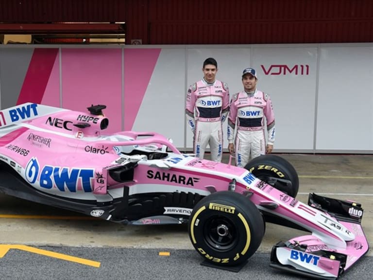 El nuevo auto de Force India . Foto: Getty Images