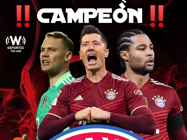 Bayern Munich, Campeón de Alemania por décimo año consecutivo