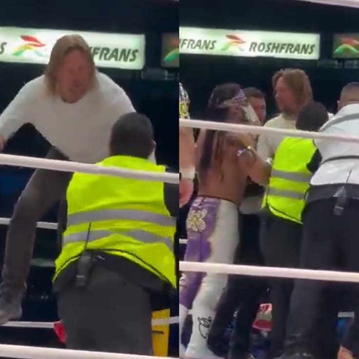 Aficionado sube al ring de la Arena México y obliga a detener la lucha entre Templario y Bandido