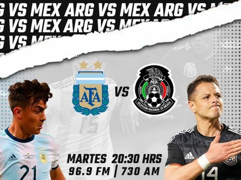 México vs Argentina por W Radio y W Deportes. Foto: Especial