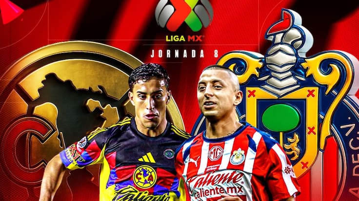 América vs Chivas: EN VIVO, dónde, cuándo y a qué hora ver el Clásico Nacional de la Jornada 8 del Apertura 2025 Liga MX