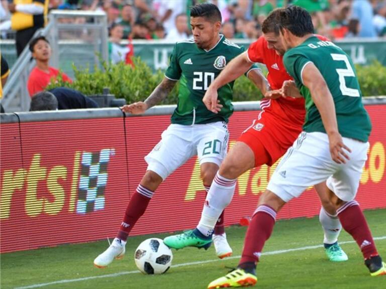 México no pudo ante Gales en juego amistoso. Foto: Getty Images