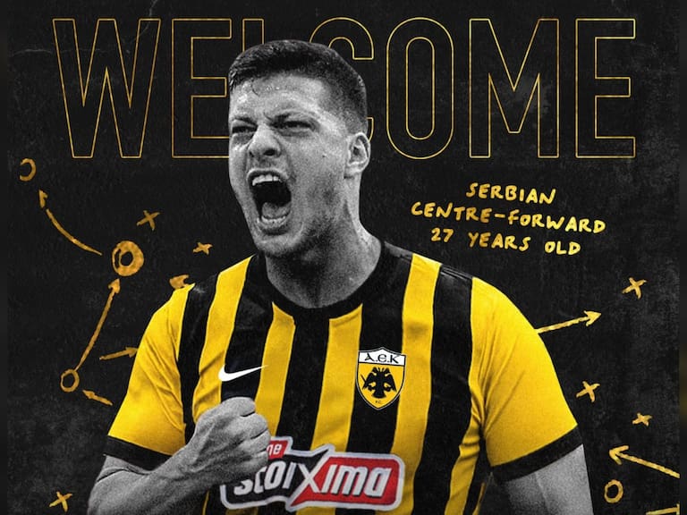 Luka Jovic es nuevo jugador del AEK de Atenas