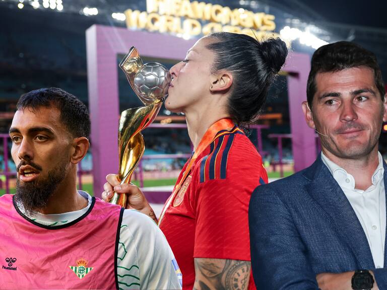 Borja Iglesias, Jennifer Hermoso y Iker Casillas
