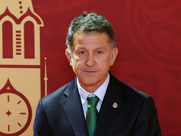 Juan Carlos Osorio en el sorteo mundialista. Foto:Getty Images