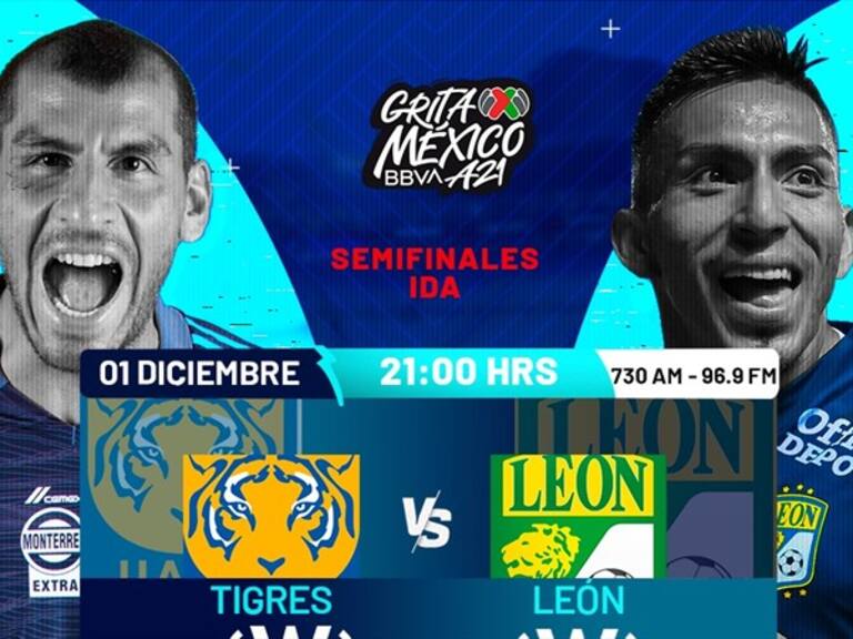 Tigres vs León, en vivo, Liga MX, Semifinales,GritaMéxicoA21
