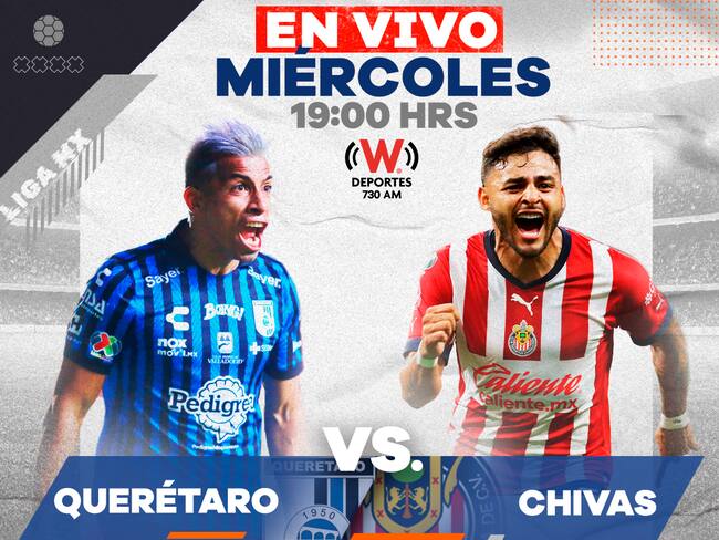 Querétaro vs Chivas, horario, canal, cómo y donde ver en vivo, Liga MX Jornada 5