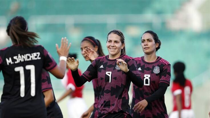 Otra goleada de la Selección Femenil, ahora a Antigua y Barbuda