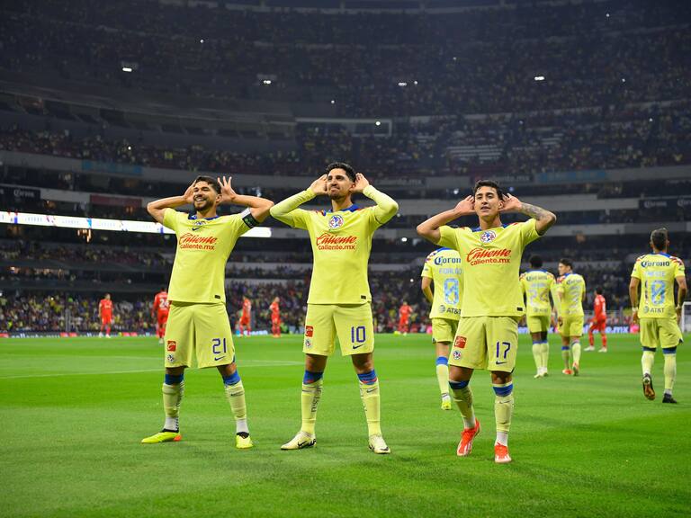 América goleó 5-1 a Toluca en el Azteca