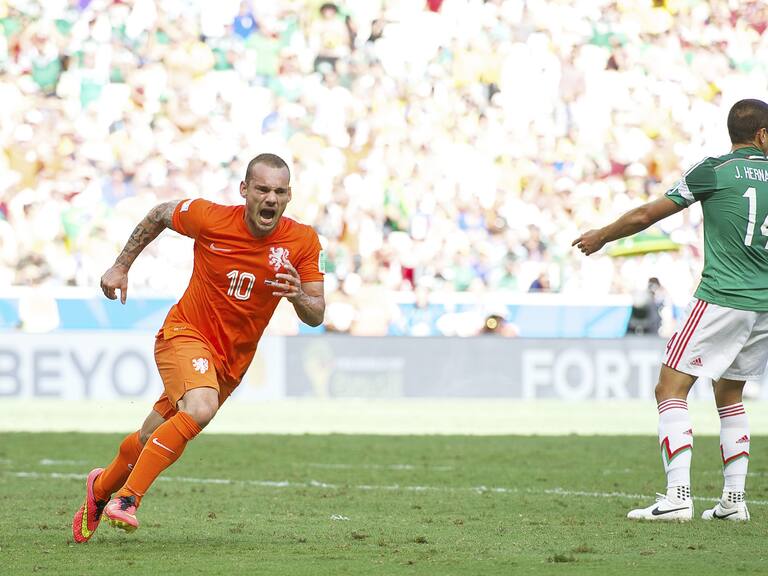 Wesley Sneijder dijo que "No era penal"