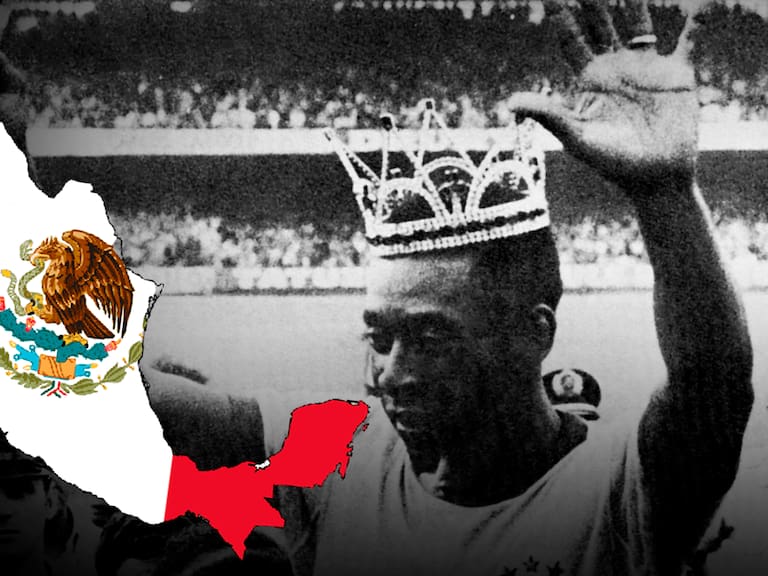 Pelé demostró en varias ocasiones su amor por México