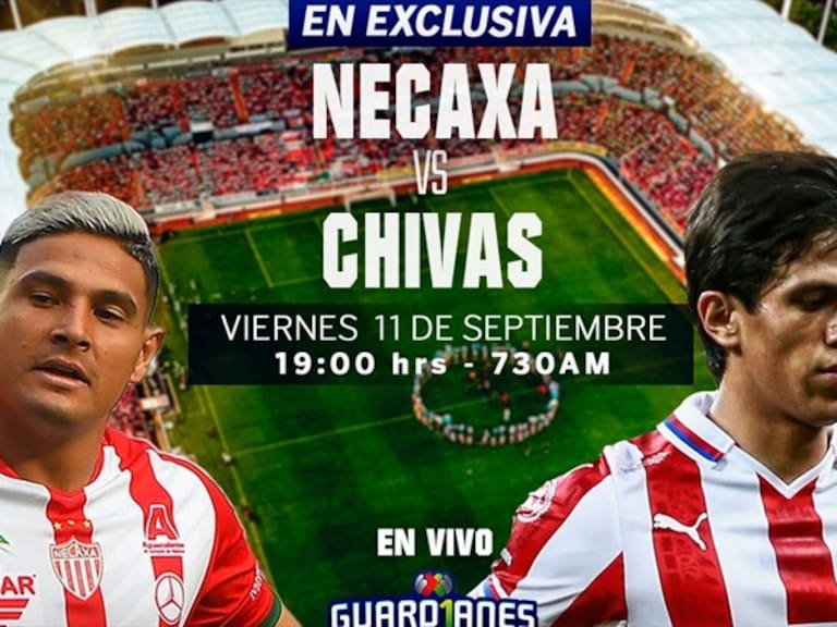 Necaxa vs Chivas. Foto: W Deportes