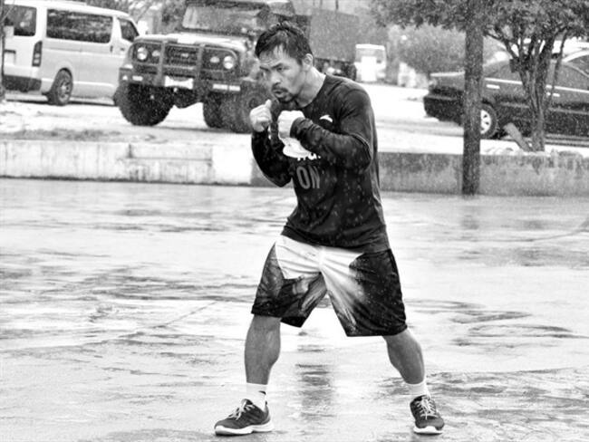 Pacquiao retó a Mayweather