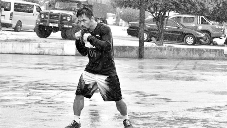 Pacquiao retó a Mayweather