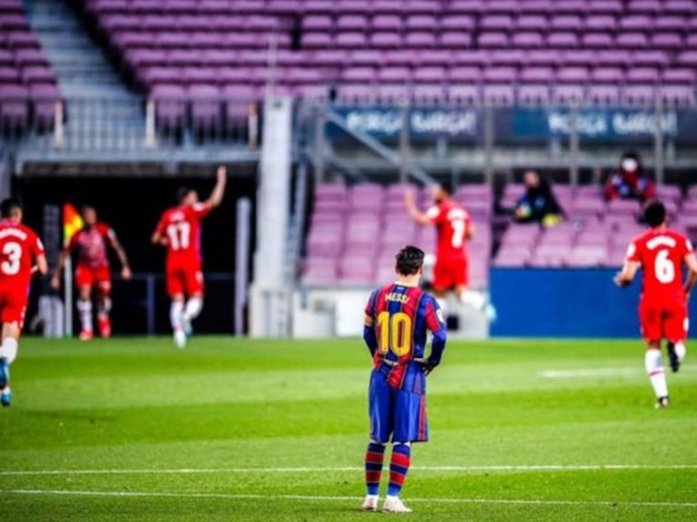 Messi en la derrota del Barcelona. Foto: Getty Images