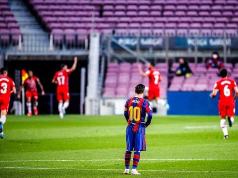 Messi en la derrota del Barcelona. Foto: Getty Images