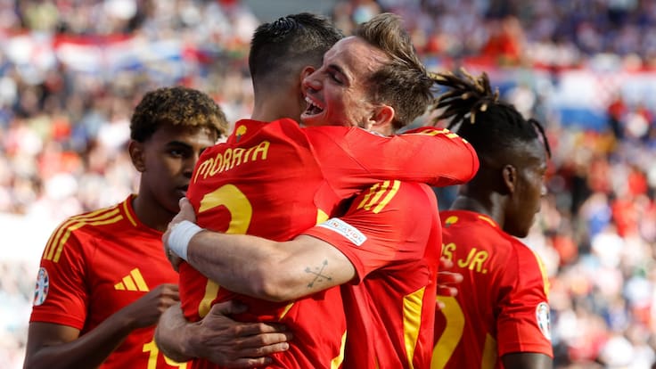 España debuta con furia al golear a Croacia dentro de la Euro 2024