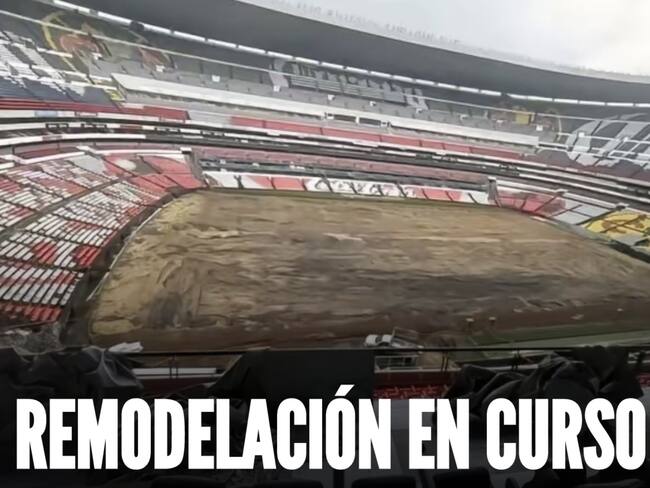Filtran primeras imágenes de la remodelación del Estadio Azteca para la Copa del Mundo 2026