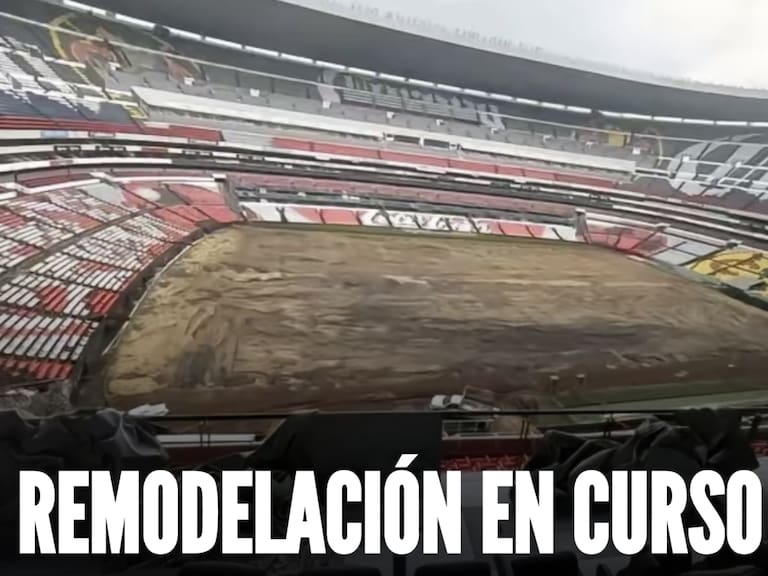 Filtran primeras imágenes de la remodelación del Estadio Azteca para la Copa del Mundo 2026