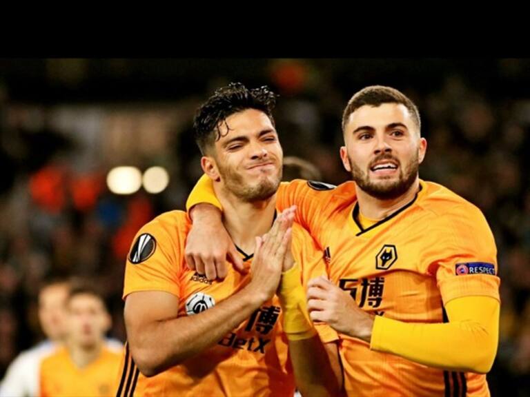 Raúl Jiménez gol Wolves. Foto: Getty Images