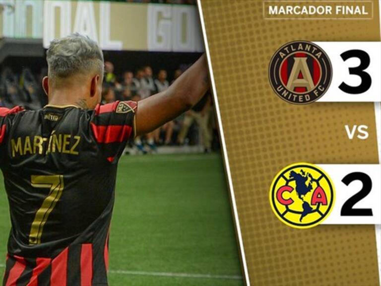 Atlanta derrotó al América. Foto: W Deportes