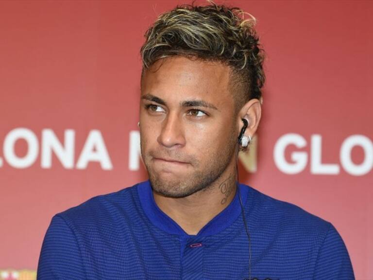 Neymar en conferencia de prensa. Foto: Getty images