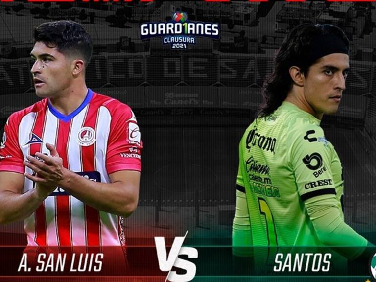 San Luis vs Santos . Foto: Wdeportes