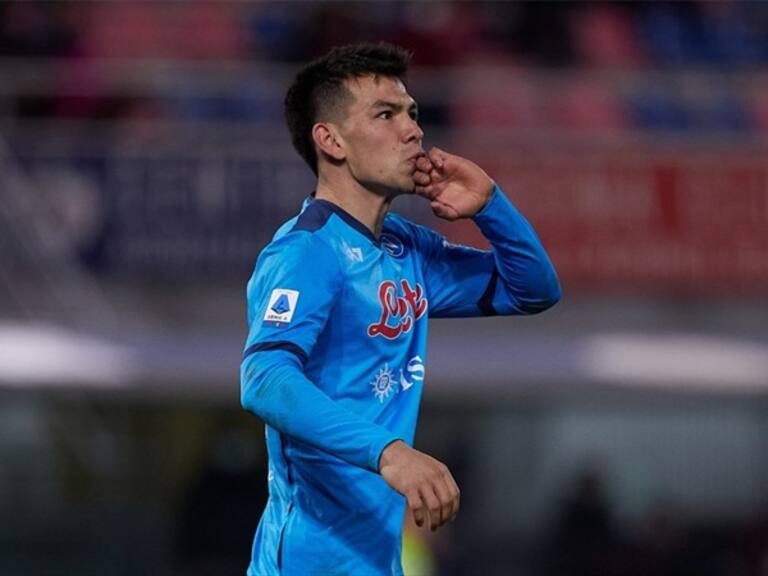 Lozano podría reaparecer el fin de semana con el Napoli.. Foto: getty