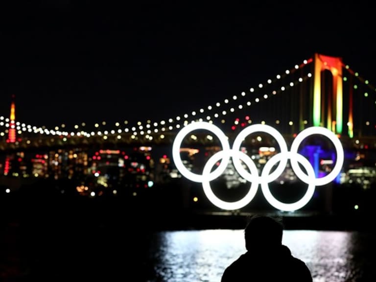 Aros de Juegos Olímpicos en Japón. Foto: Getty Images