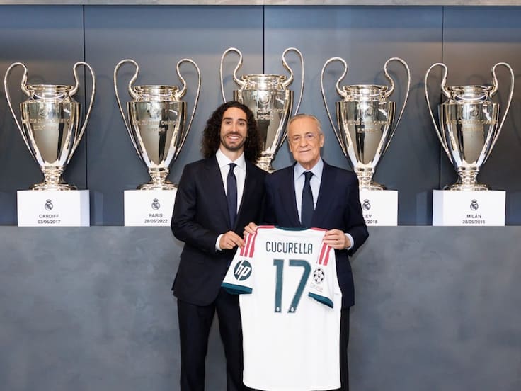 Real Madrid presenta a Marc Cucurella: precio, dorsal y años de contrato