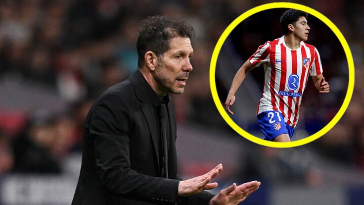 Simeone se rinde ante Obed Vargas; perfila al volante mexicano como joya rumbo al Derbi