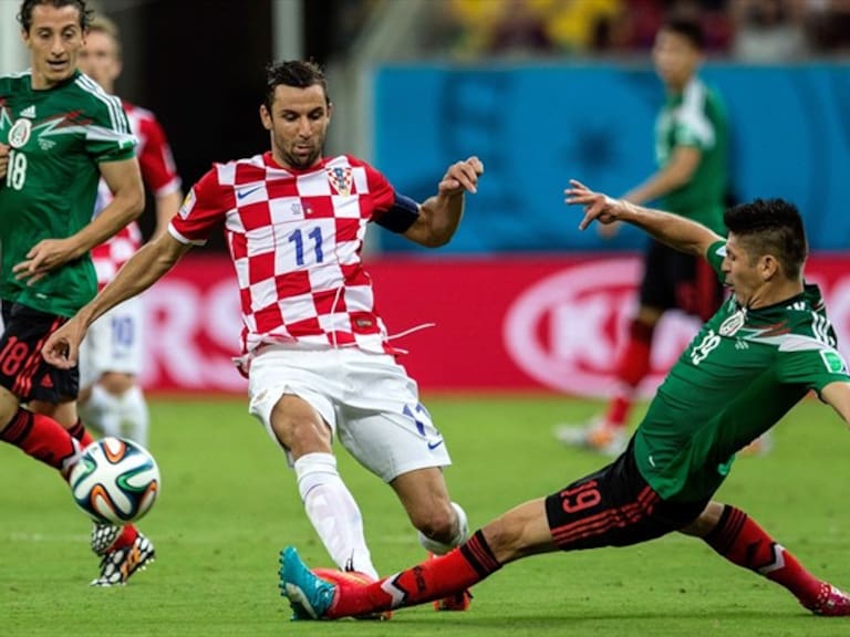 México vs Croacia en el Mundial de Brasil . Foto: Getty Images
