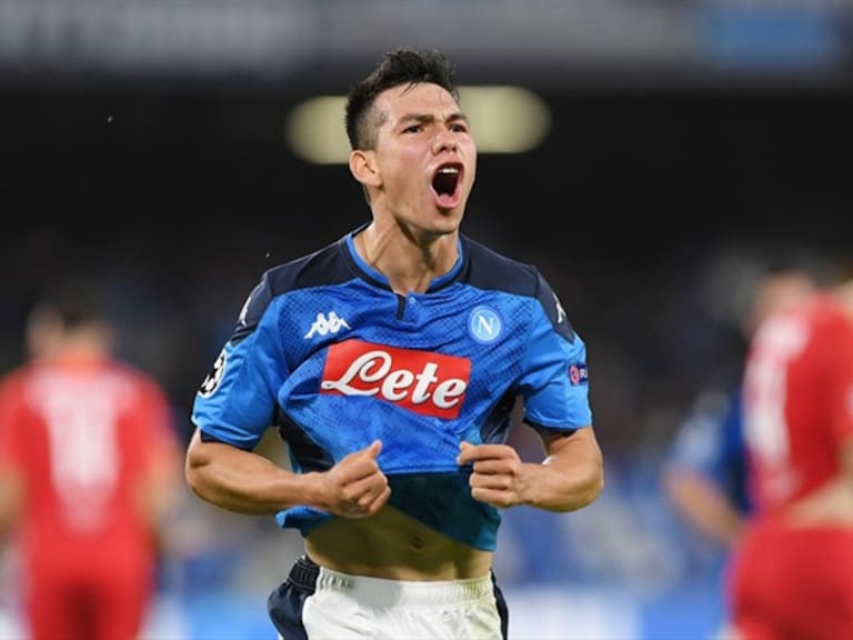 Hirving Lozano gol Napoli. Foto: Getty Images