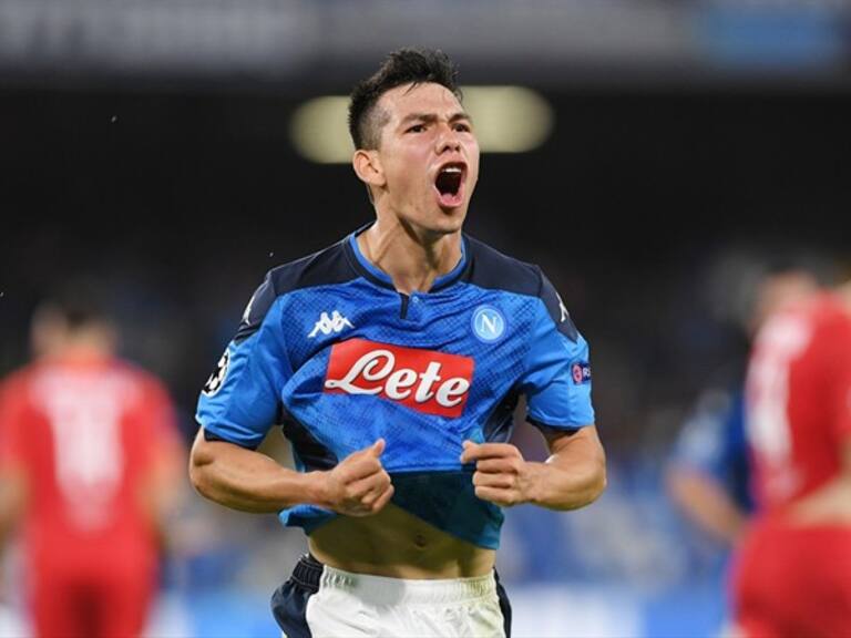 Hirving Lozano gol Napoli. Foto: Getty Images