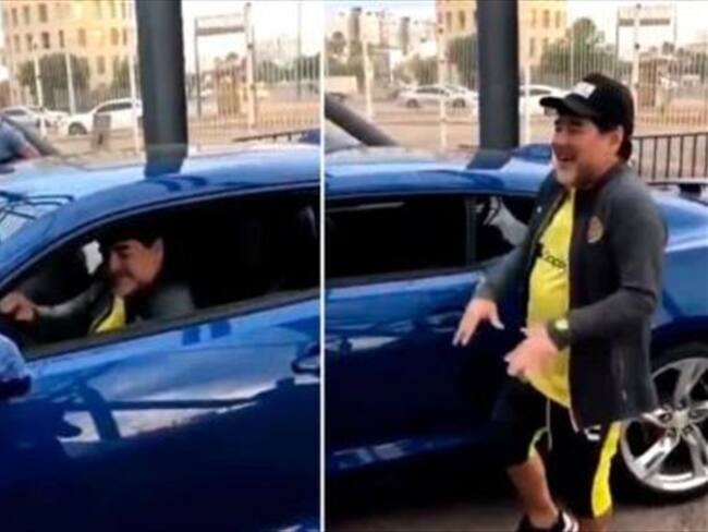 Mira el regalo de lujo que le dieron a Maradona