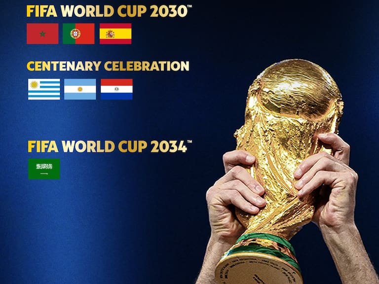 FIFA confirma sedes para Mundiales de 2030 y 2034