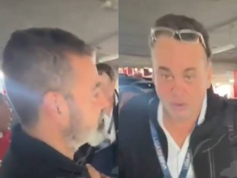 David Faitelson y Odin Ciani se encaran en el Nemesio Díez previo a la final del América vs Toluca