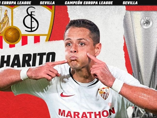 Chicharito también es campeón de la Europa League con el Sevilla