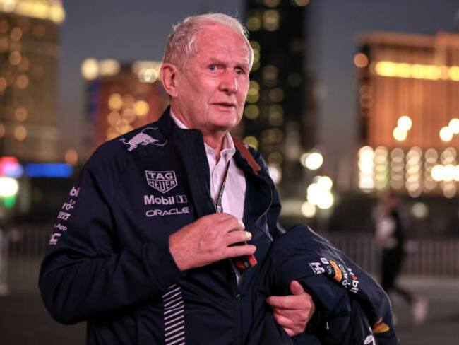 Helmut Marko celebra subcampeonato de Checo Pérez