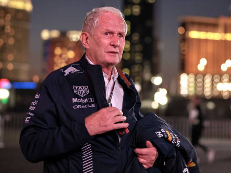 Helmut Marko celebra subcampeonato de Checo Pérez