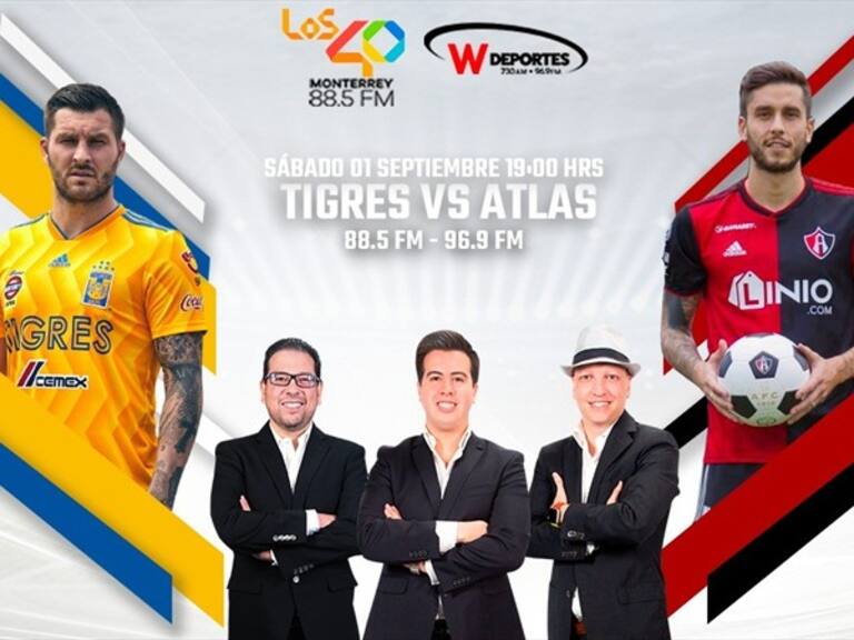 Tigres vs Atlas. Foto: W Deportes