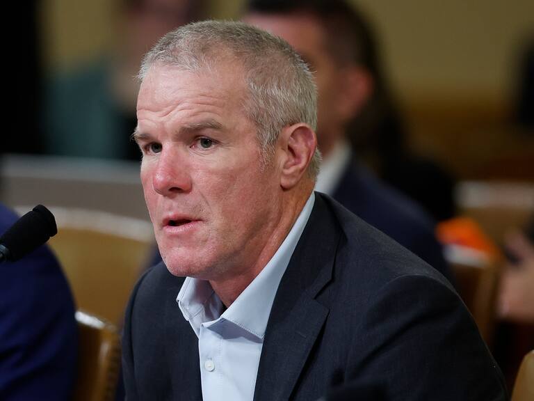 Brett Favre testificando en el juicio