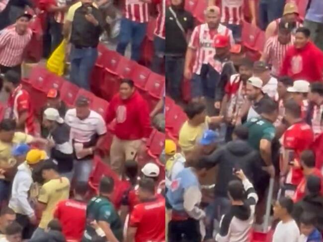 Aficionados de Chivas agredieron a seguidor del América en el Akron al finalizar el partido