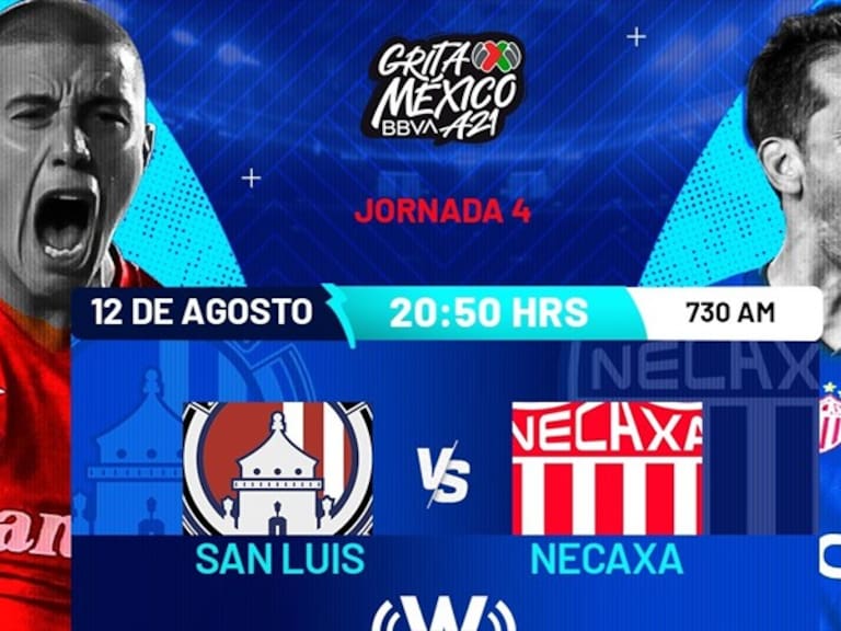 San luis vs Necaxa. Foto: wdeportes