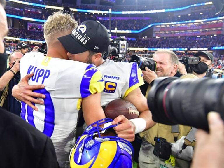 Los Angeles Rams se llevaron el Superbowl LVI. Foto: Getty