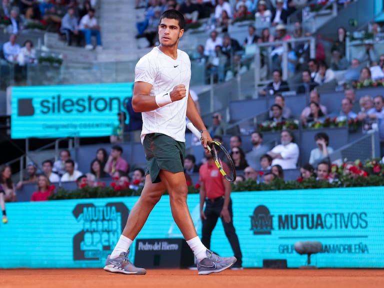 Carlos Alcaraz derrotó a Nadal en Madrid