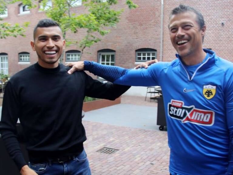 Orbelín se reencontró con el Pelado Almeyda en el AEK